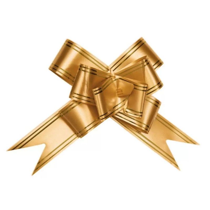 LACO PRONTO 30MM DOURADO GALA - REF. 4807 - PACOTE COM 10 UNIDADES