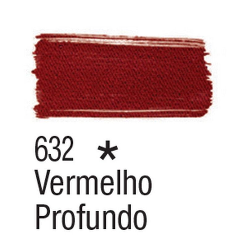TINTA PARA TECIDO 37ML VERMELHO PROFUNDO - REF. 632 - 1 UNIDADE