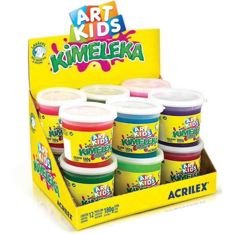 KIMELEKA 180G ART KIDS ACRILEX - REF. 5812 - CAIXA COM 12 UNIDADES