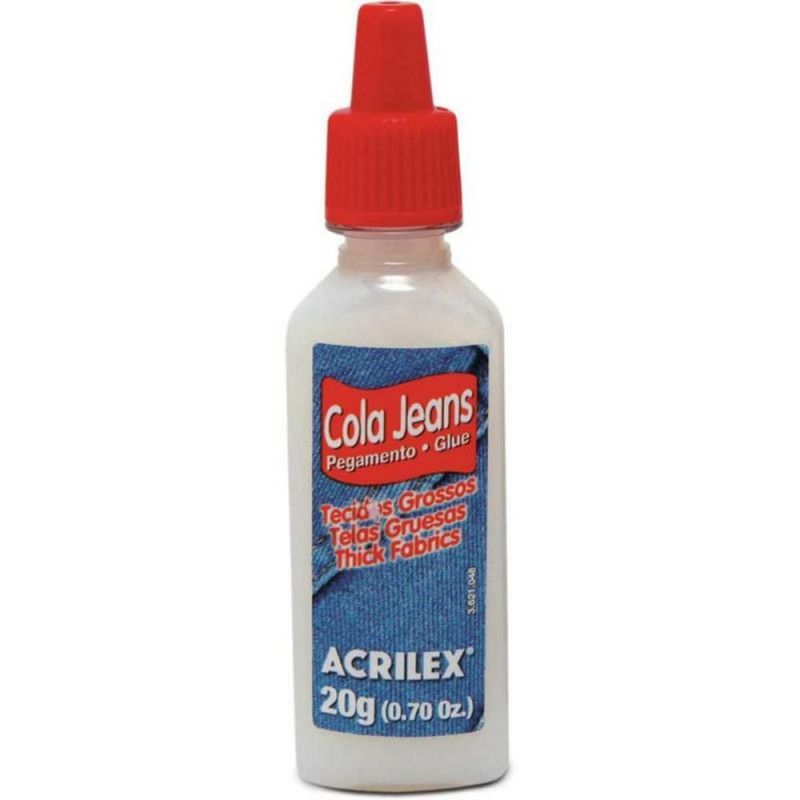 COLA JEANS 20G ACRILEX - REF. 17920 -  CAIXA COM 12 UNIDADES