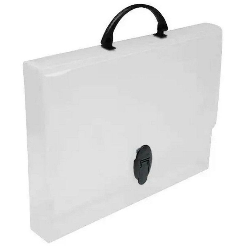 MALETA OFICIO COM ALCA POLIONDA CRISTAL POLIBRAS - REF. 205/30217 - 1 UNIDADE