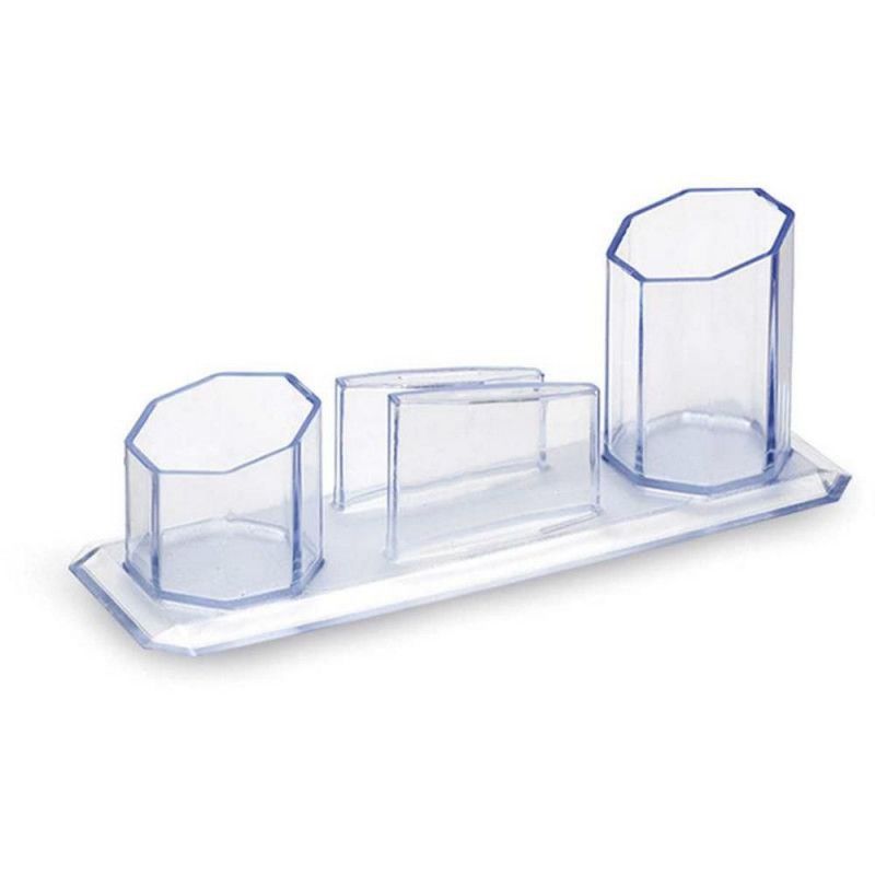 PORTA CANETA/CLIPES/LEMBRETE CRISTAL WALEU - 1 UNIDADE