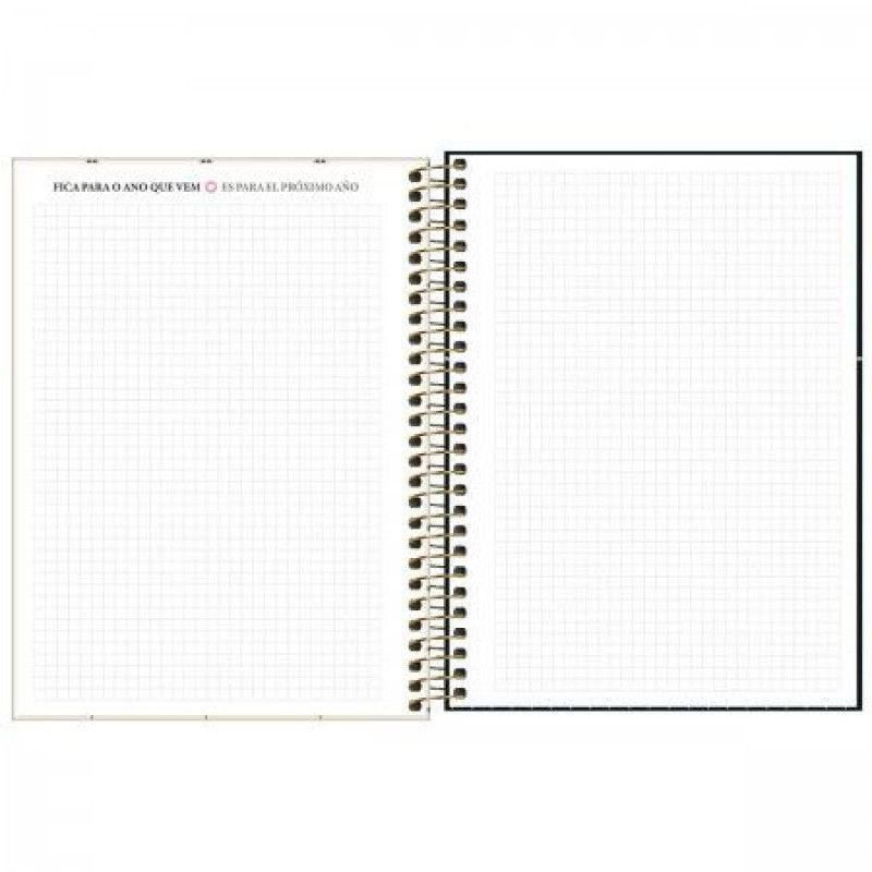 PLANNER ESPIRAL WEST VILLAGE M7 TILIBRA 2025 - REF. 179809 - PACOTE COM 4 UNIDADES