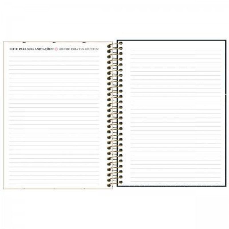 PLANNER ESPIRAL WEST VILLAGE M7 TILIBRA 2025 - REF. 179809 - PACOTE COM 4 UNIDADES