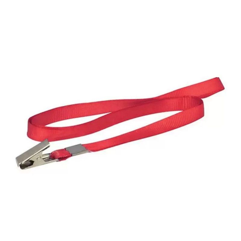 CORDAO PARA CRACHA 40CM VERMELHO DAC - REF. 1578VM - CAIXA COM 10 UNIDADES