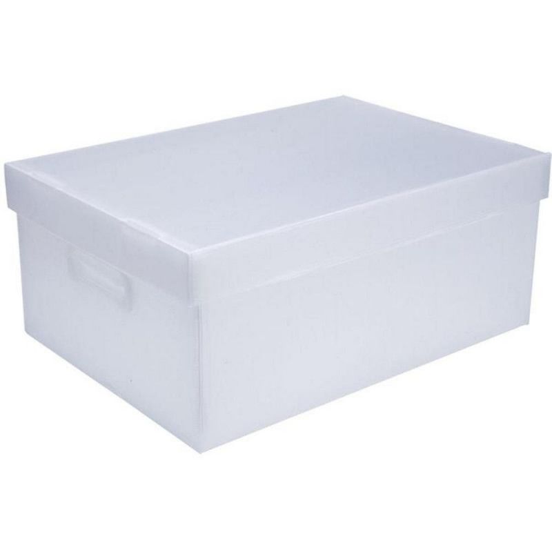 CAIXA ORGANIZADORA EXG 485X335X200MM 18KG PLUS POLIBRAS CRISTAL - REF. 23117 - 1 UNIDADE