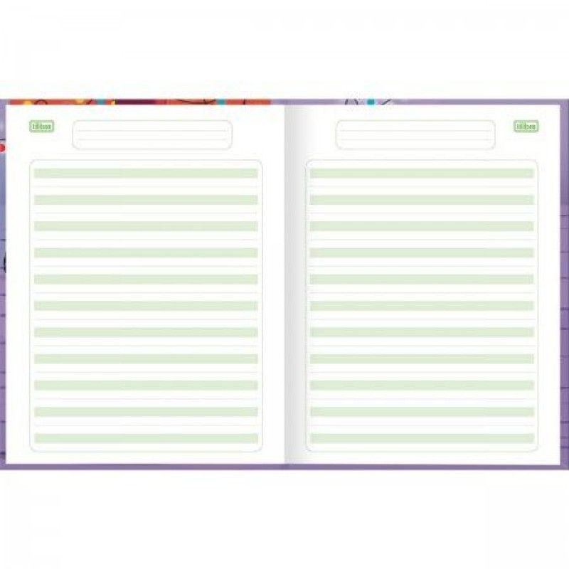 CADERNO PAUTA VERDE CAPA DURA 40 FOLHAS SAPECA  - REF. 14490 - CAIXA COM 8 UNIDADES