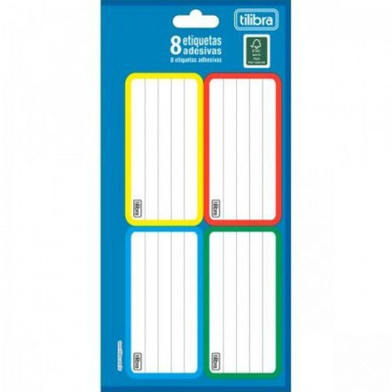 ETIQUETA ESC.ACADEMIE C/8 TILIBRA - 23471 PT COM 10 UN