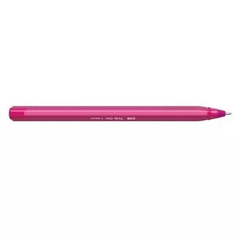 CANETA ESFEROGRAFICA 1.0 TRIK ON ROSA CIS - REF. 51.9001 - CAIXA COM 12 UNIDADES