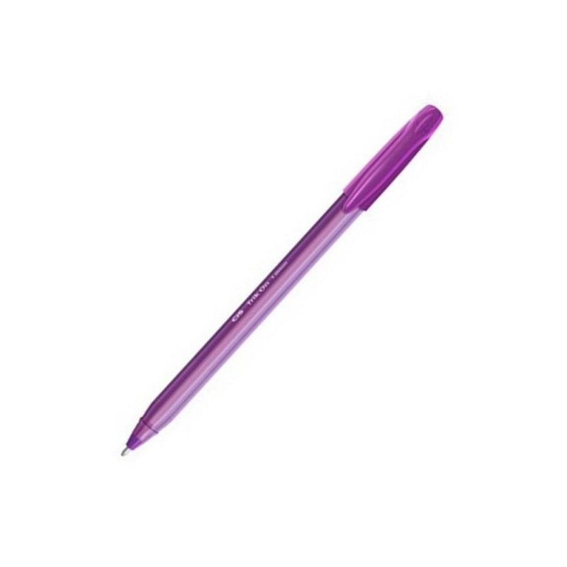CANETA ESFEROGRAFICA 1.0 TRIK ON LILAS CIS - REF. 6762 - CAIXA COM 12 UNIDADES