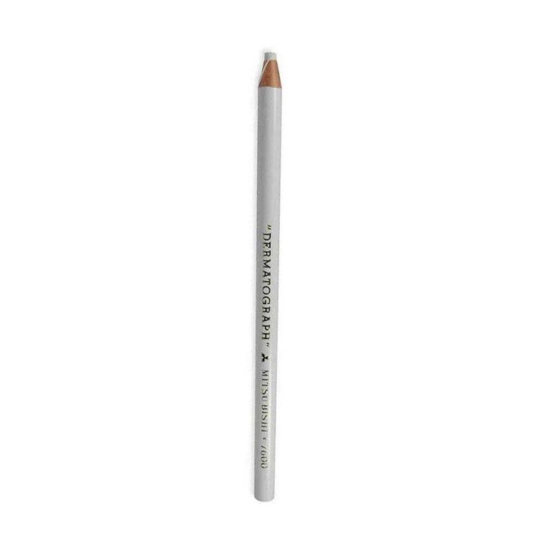 LAPIS DERMATOGRAFICO BRANCO MITSUBISHI - REF. 7600 - CAIXA COM 12 UNIDADES
