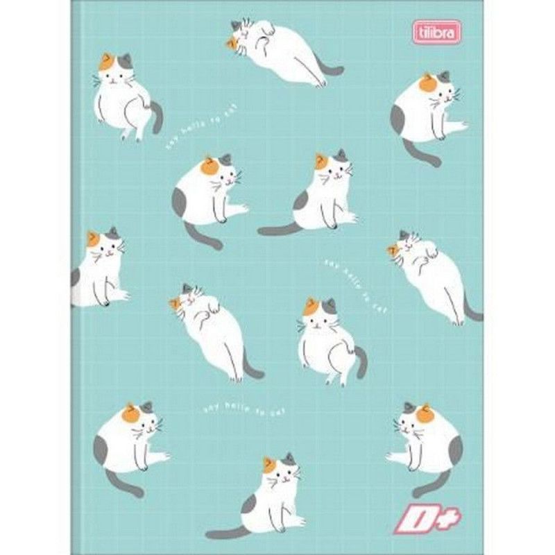 CADERNO BROCHURAO CAPA DURA 96 FOLHAS D+ - REF. 23374 - PACOTE COM 5 UNIDADES