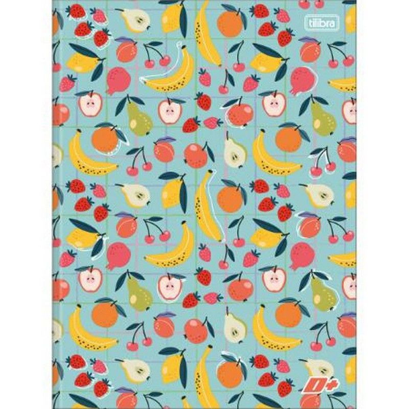 CADERNO BROCHURAO CAPA DURA 96 FOLHAS D+ - REF. 23374 - PACOTE COM 5 UNIDADES