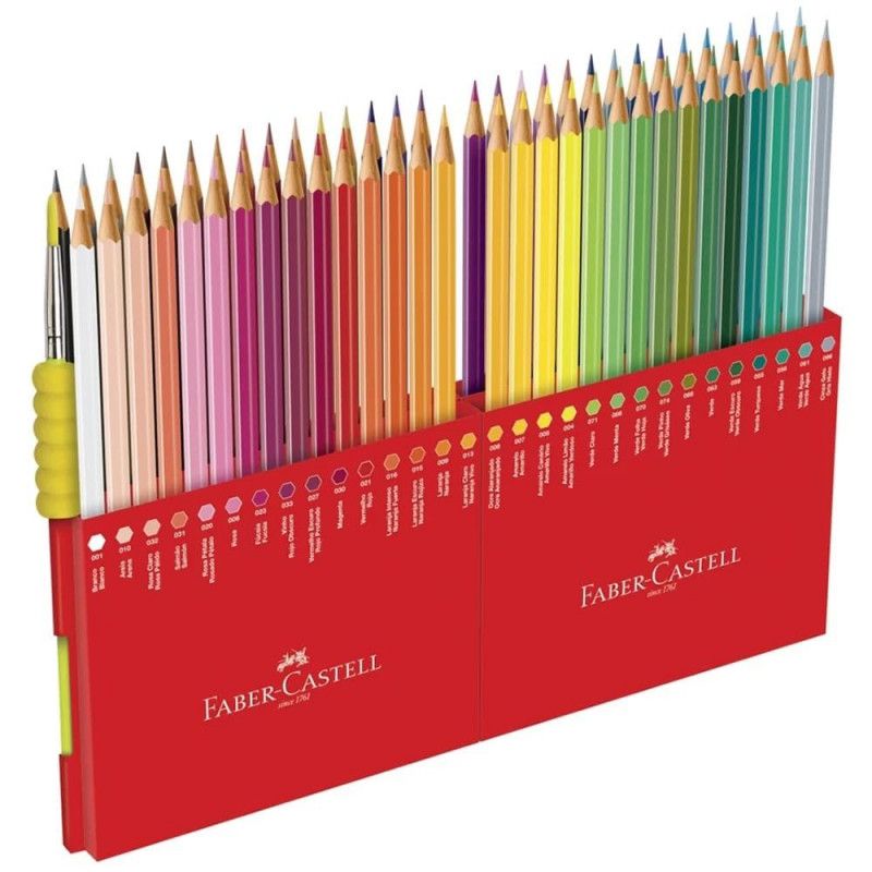 LAPIS 60 CORES AQUARELA FABER-CASTELL - REF. 120260G - CAIXA COM 3 UNIDADES