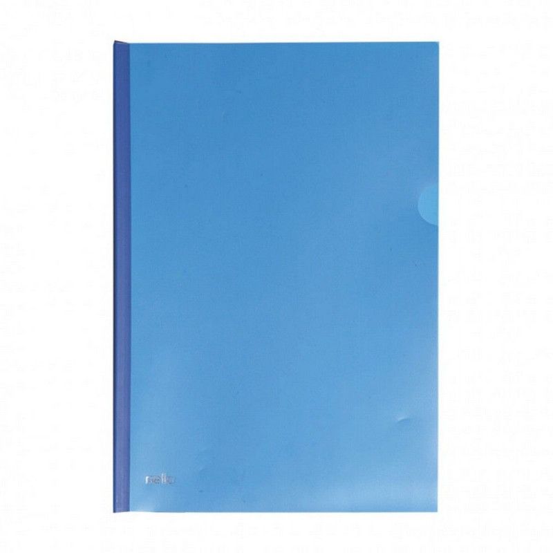 PASTA CANALETA A4 AZUL DELLO - REF. 935.C - CAIXA COM 10 UNIDADES