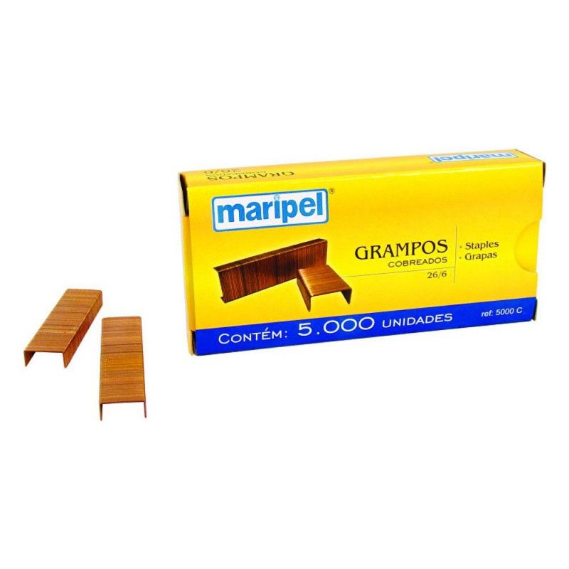 GRAMPO 26/6 COBREADO COM 5000 MARIPEL - REF. 5000C - 1 UNIDADE