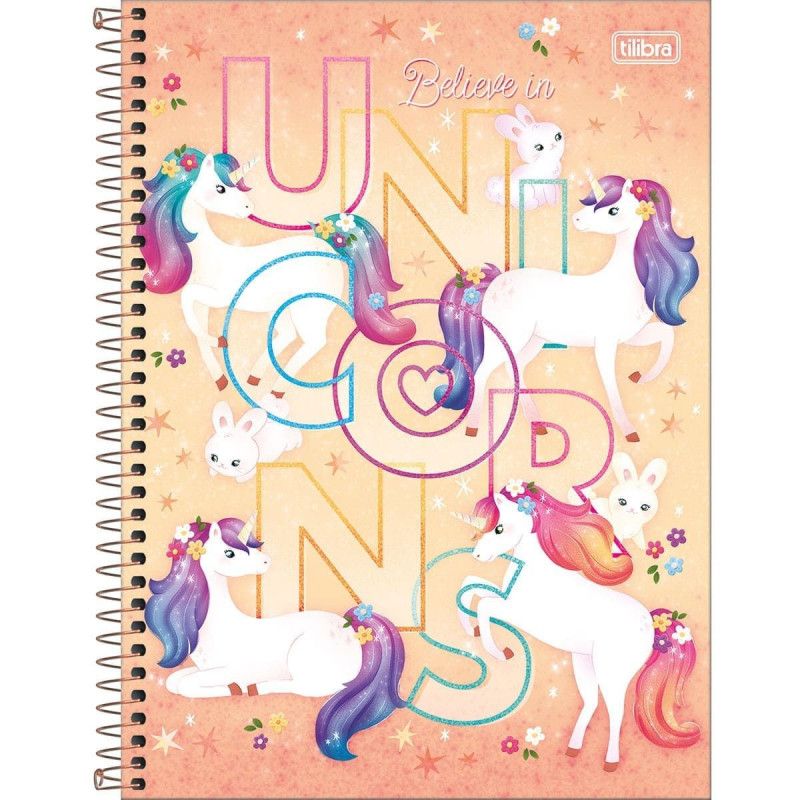 CADERNO 1 MATERIA CAPA DURA 80 FOLHAS BLINK 23474 TILIBRA - REF. 23474 - PACOTE COM 4 UNIDADES