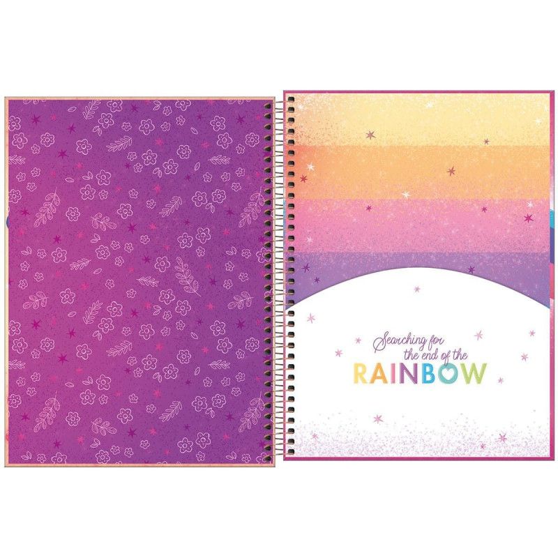 CADERNO 1 MATERIA CAPA DURA 80 FOLHAS BLINK 23474 TILIBRA - REF. 23474 - PACOTE COM 4 UNIDADES