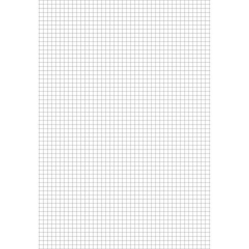 PAPEL ALMACO QUADRICULADO 1X1CM 200 FOLHAS - REF. 1778 - PACOTE COM 200 UNIDADES
