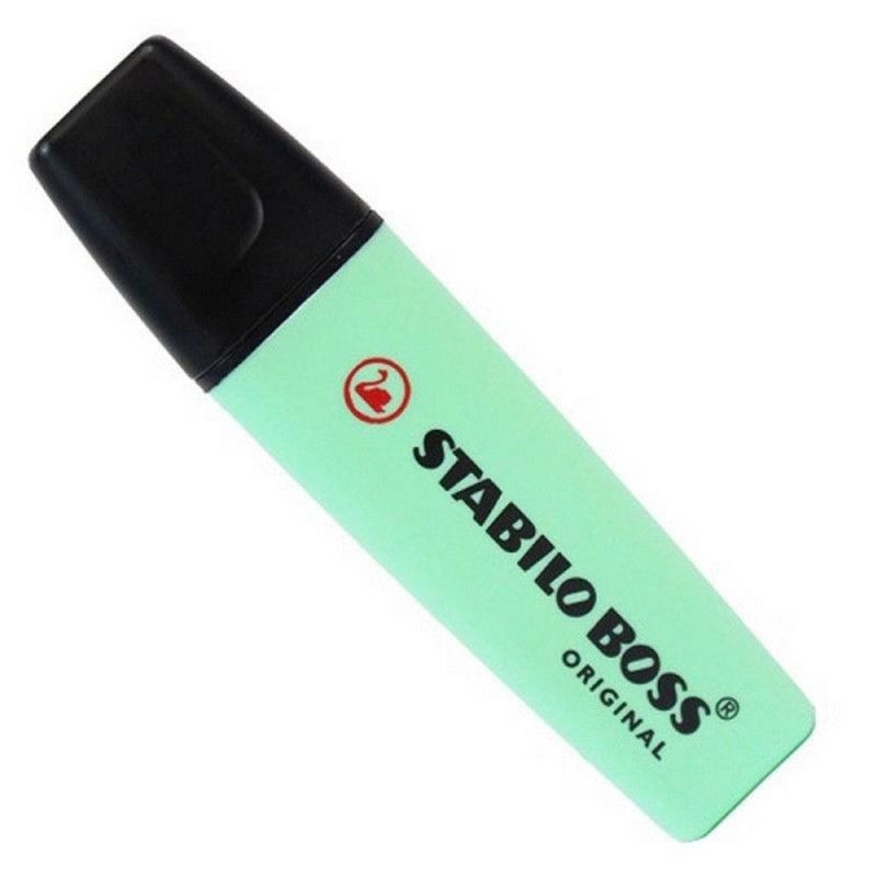 PINCEL MARCA TEXTO PASTEL BOSS STABILO - REF. 70/126 - CAIXA COM 10 UNIDADES