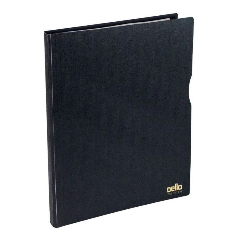 PASTA CATALOGO 30 ENVELOPES EXECUTIVO PRETO - REF. 6056.P - 1 UNIDADE
