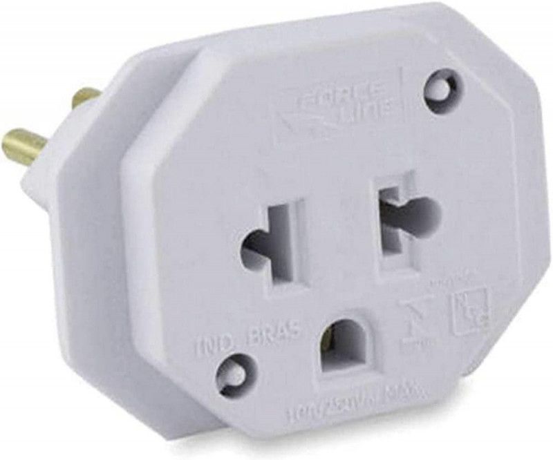 ADAPTADOR TOMADA PINO TRIPOLAR - REF. 4313 - 1 UNIDADE