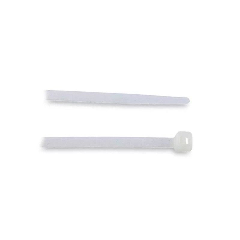 ABRACADEIRA 4,8 X 280MM TRANSPARENTE - REF. 600500016 - PACOTE COM 100 UNIDADES