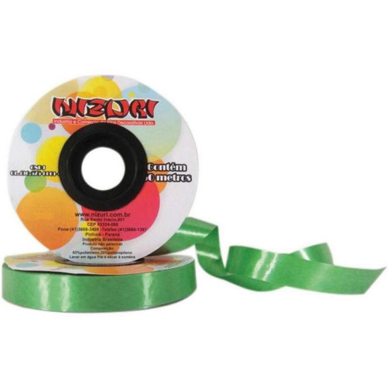 FITA PLASTICA 16MMX50M VERDE NIZURI - 1 UNIDADE
