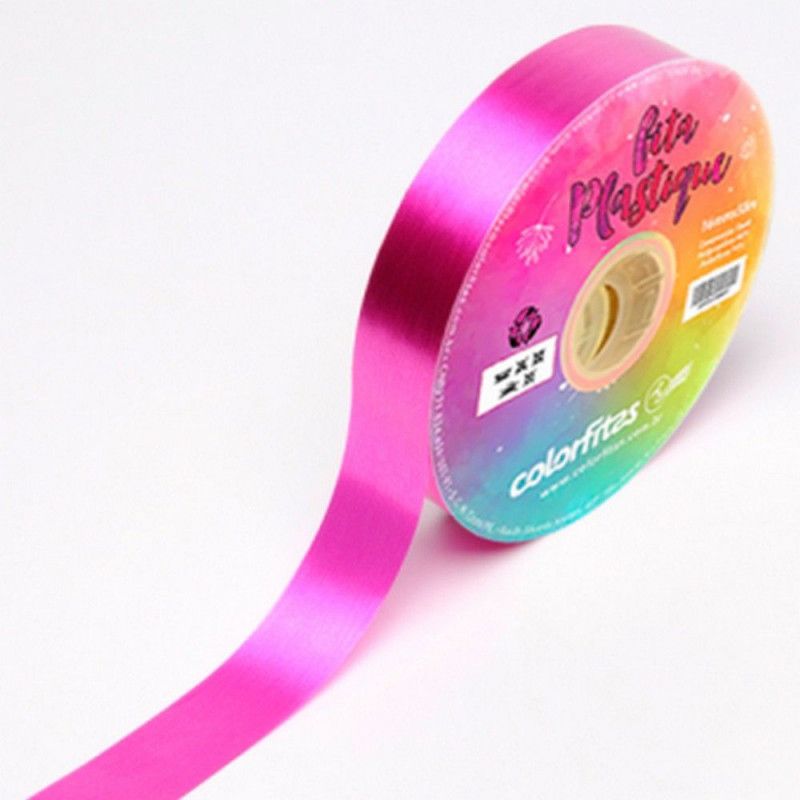 FITA PLASTICA 16MM X50M PINK NIZURI - REF. 12 - 1 UNIDADE