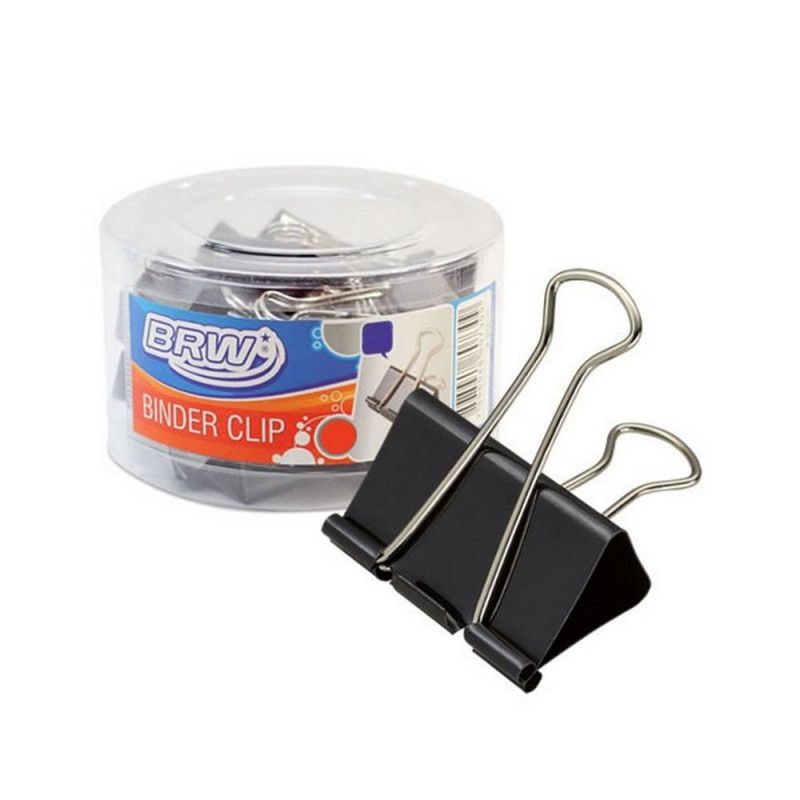 PRENDEDOR PAPEL 32MM BRW - REF. BD3224 - CAIXA COM 24 UNIDADES
