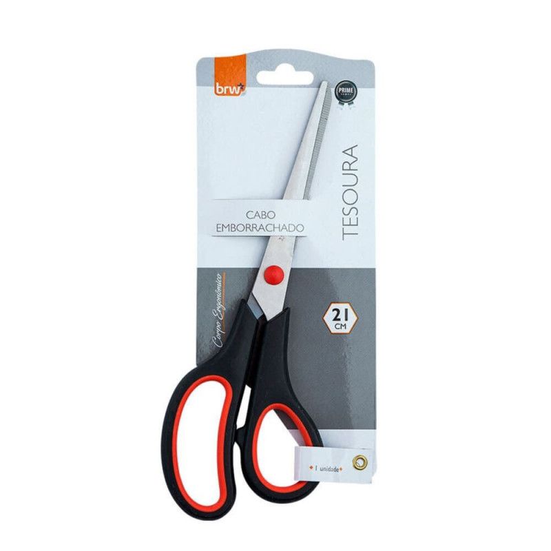 TESOURA 21CM MULTIUSO TE2102 BRW - REF. TE2102 - CAIXA COM 12 UNIDADES