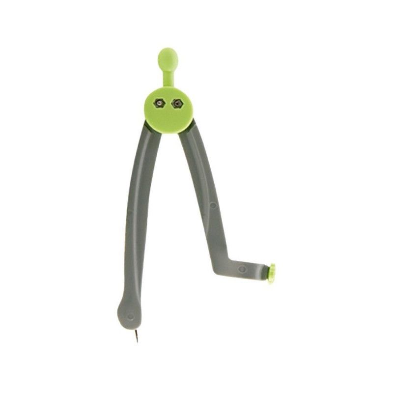 COMPASSO ESCOLAR PLASTICO PARA LAPIS BRW - REF. CP1001 - CAIXA COM 12 UNIDADES
