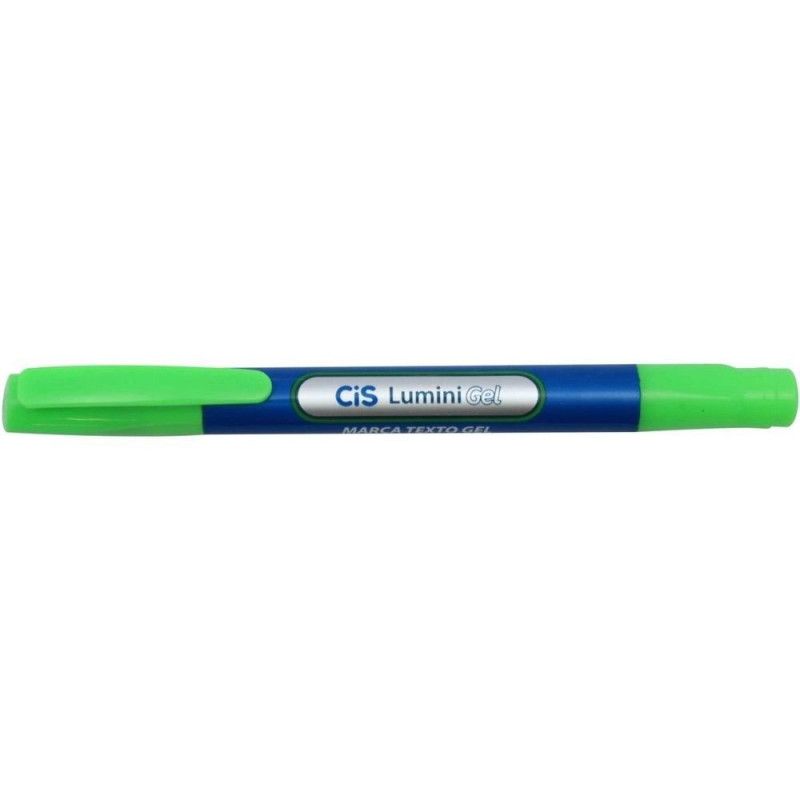 PINCEL MARCA TEXTO LUMINI GEL VERDE  - REF. 4808 - CAIXA COM 12 UNIDADES