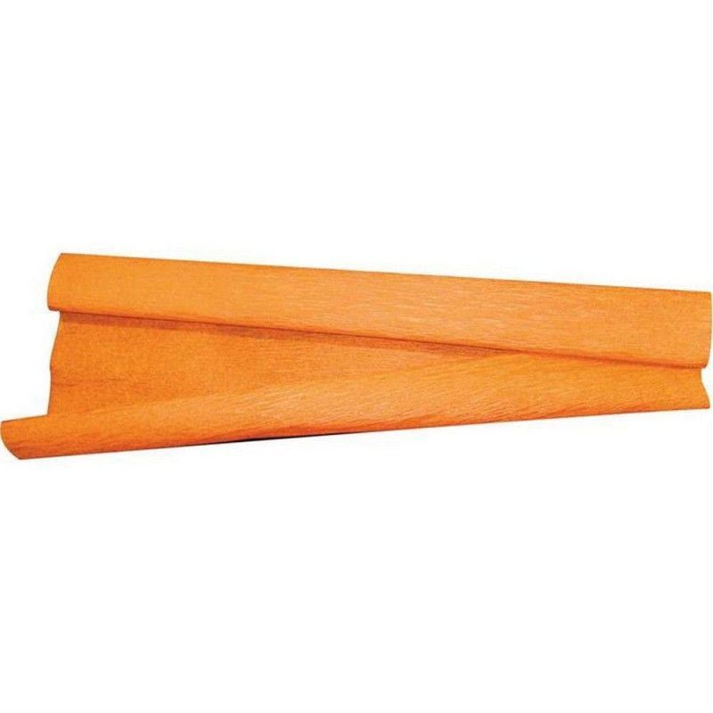 PAPEL CREPON 48X2M LARANJA - REF. 57 - CAIXA COM 40 UNIDADES