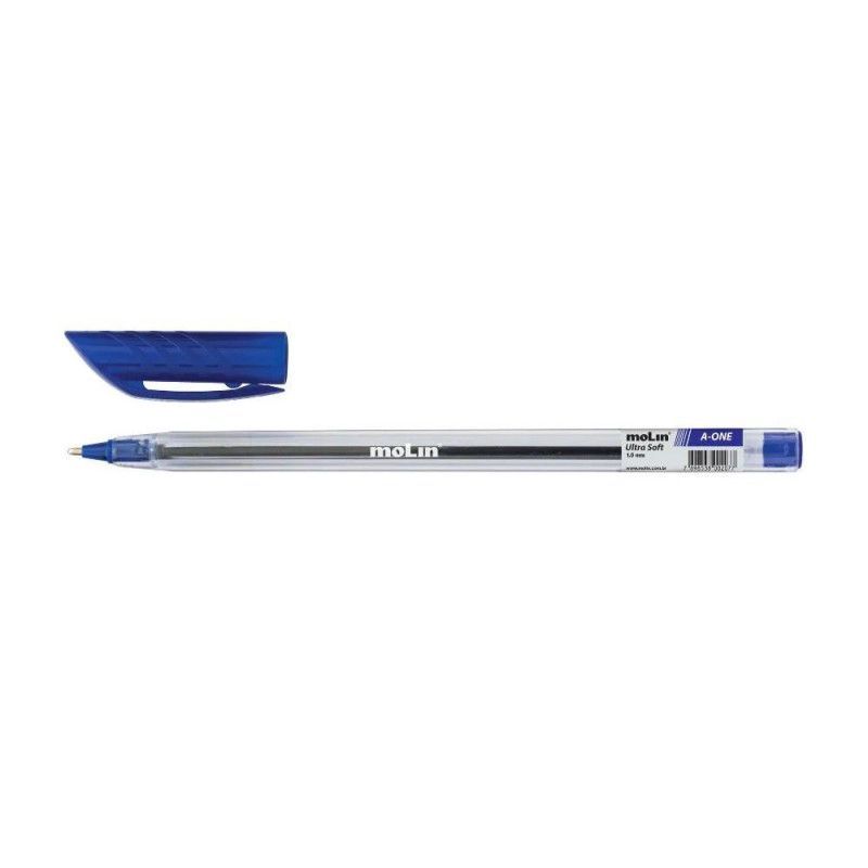 CANETA ESFEROGRAFICA 1.0 TRION AZUL MOLIN - REF. 1113 - CAIXA COM 12 UNIDADES
