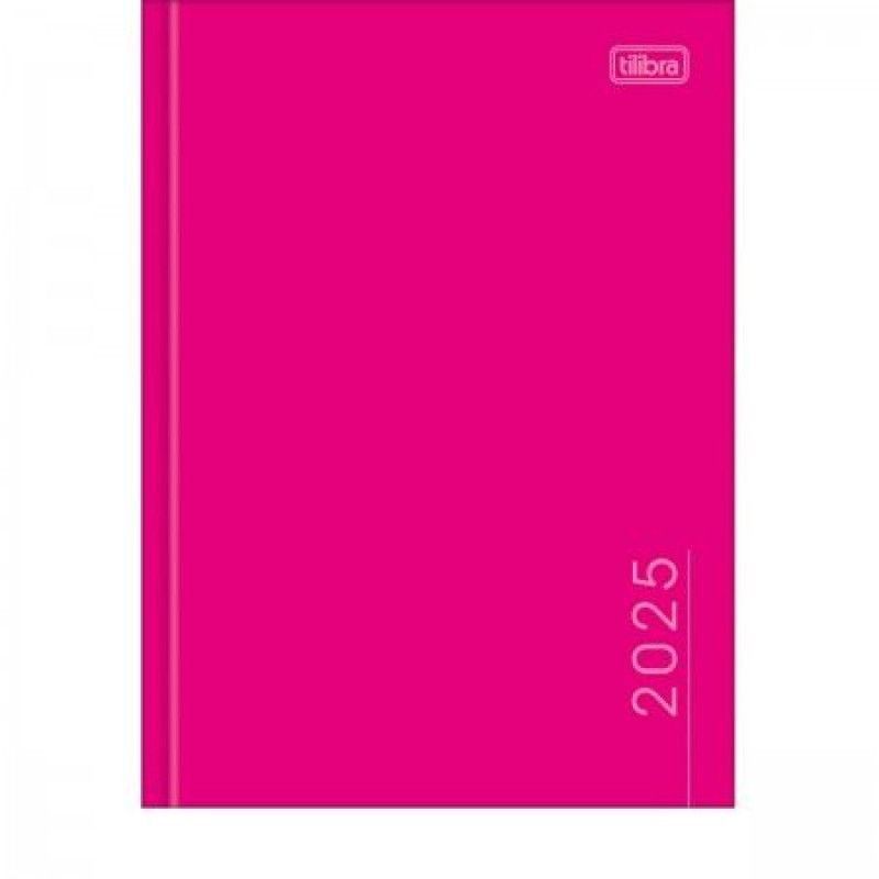 AGENDA COSTURADA M4 PEPPER ROSA TILIBRA 2025 - REF. 29108 - PACOTE COM 6 UNIDADES