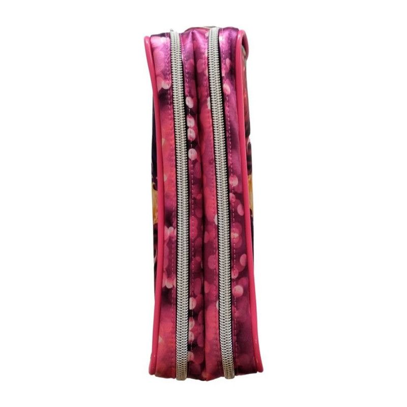 ESTOJO DUPLO LITTLE FAIRY ROSA/LILAS SCHOOL FASHION - REF. 217 - 1 UNIDADE SORITDA
