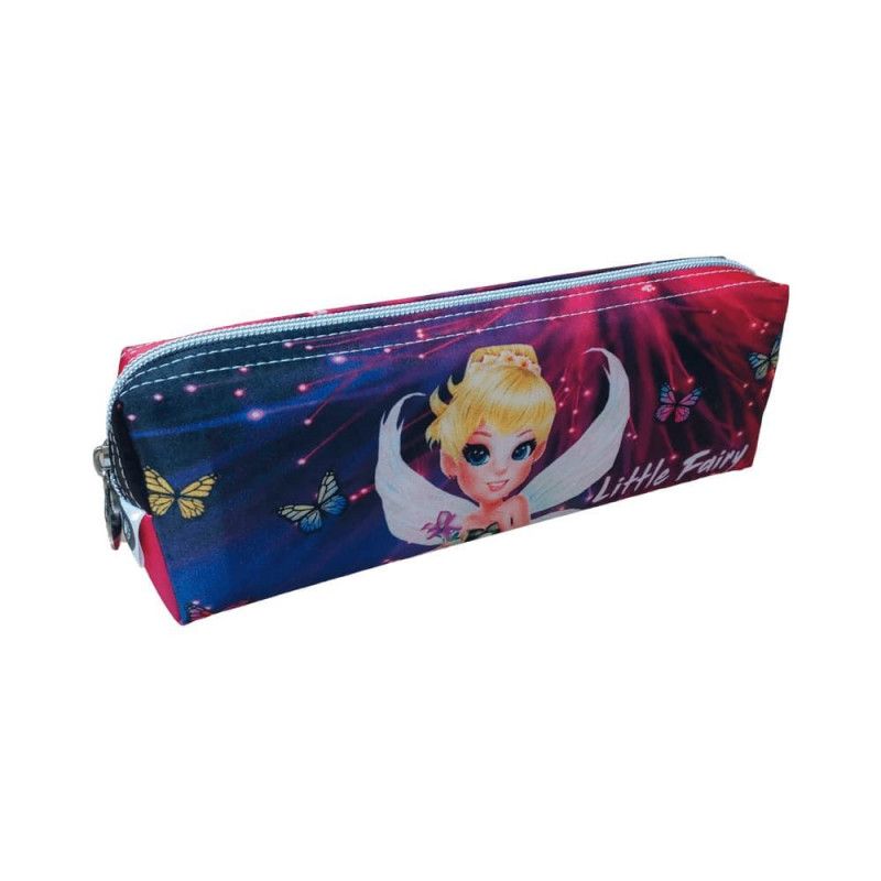 ESTOJO RETANGULAR LITTLE FAIRY SCHOOL FASHION - REF. 219 - 1 UNIDADE
