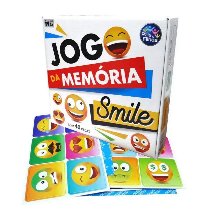 JOGO MEMORIA SMILE PAIS E FILHO - REF. 7270 - 1 UNIDADE