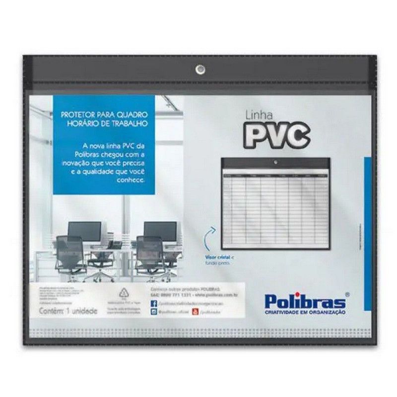 PORTA HORARIO TRABALHO 320X225MM  - REF. 61804 - 1 UNIDADE