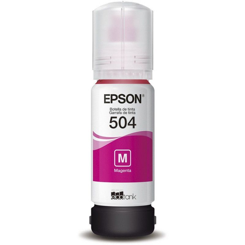 TINTA REFIL EPSON 70ML 504 MAGENTA - REF. 504 - 1 UNIDADE