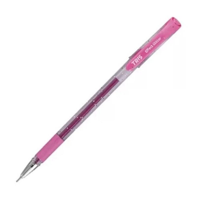 CANETA GEL 0.8 EFFECT GLITTER ROSA - REF. 651217 - 1 UNIDADE