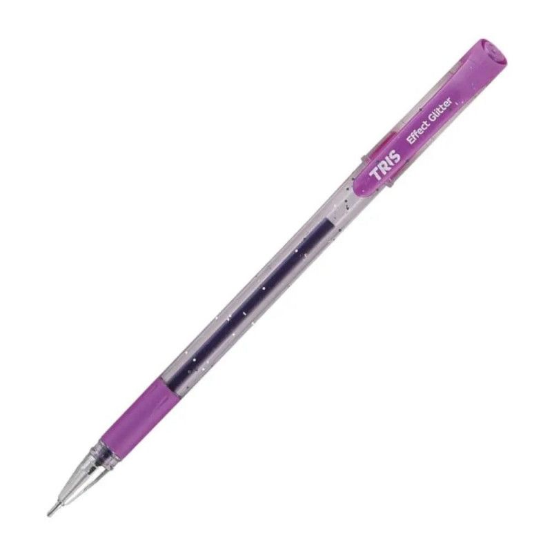CANETA GEL 0.8 EFFECT GLITTER ROXO - REF. 651170 - 1 UNIDADE