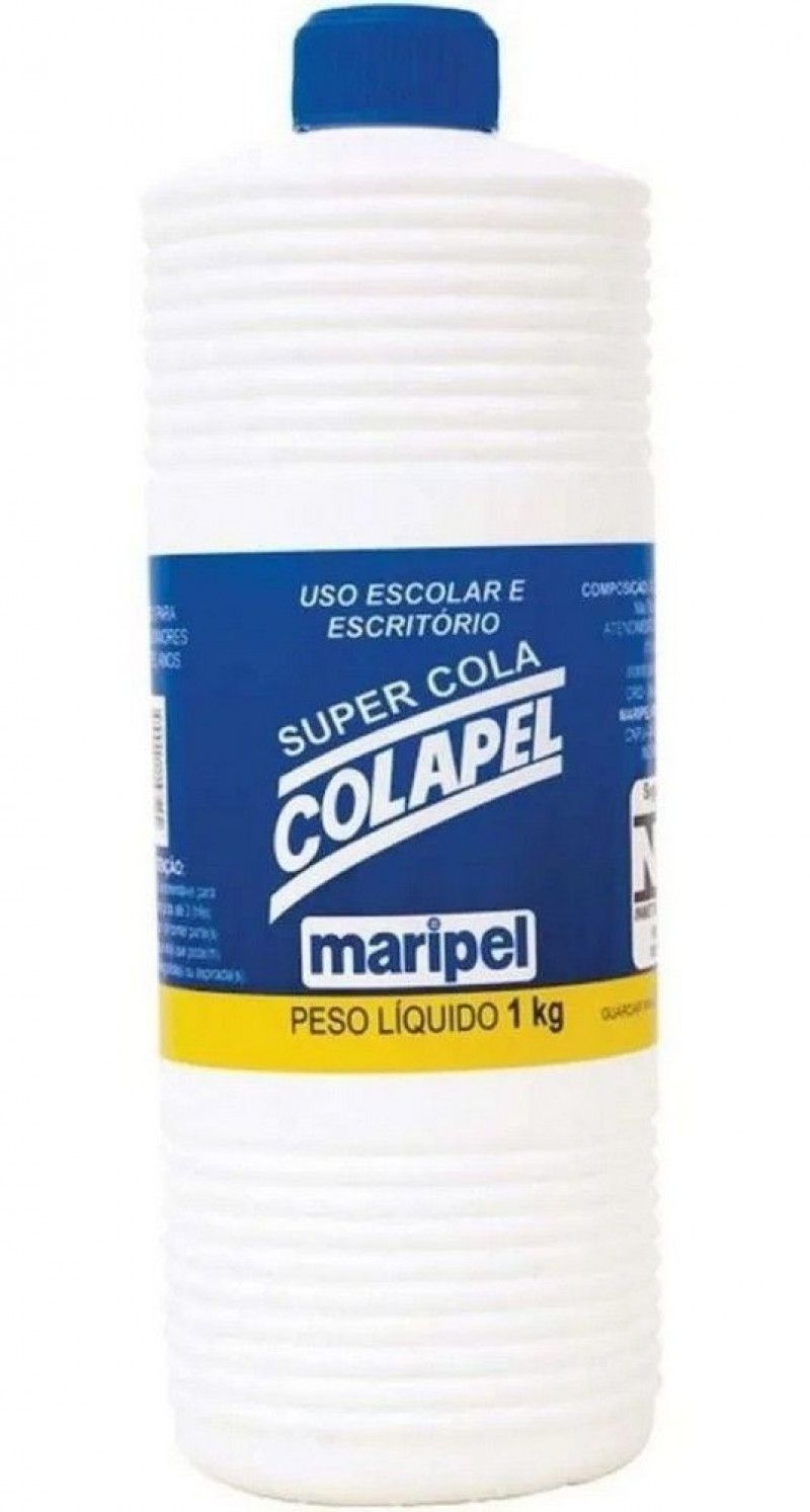 COLA BRANCA 1 KG COLAPEL MARIPEL - REF. 4000 - 1 UNIDADE