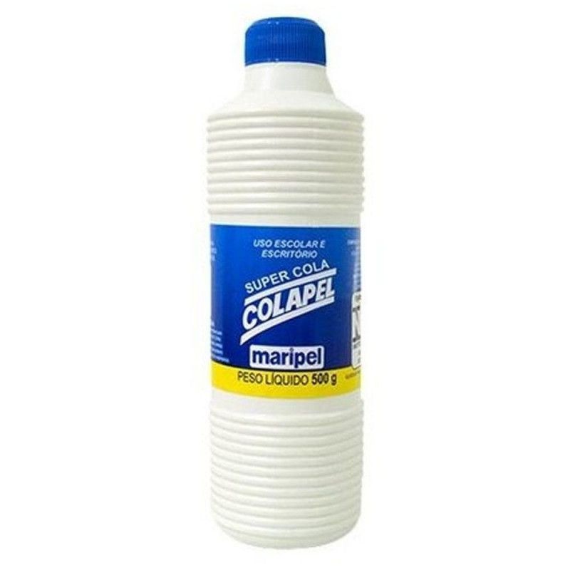 COLA BRANCA 500G COLAPEL MARIPEL - REF. 4500 - 1 UNIDADE