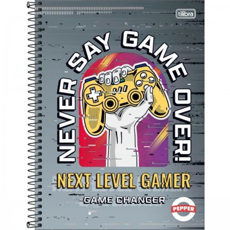 CADERNO 20 MATERIAS CAPA DURA 320 FOLHAS PEPPER 23659 - REF. 23659 - PACOTE COM 2 UNIDADES