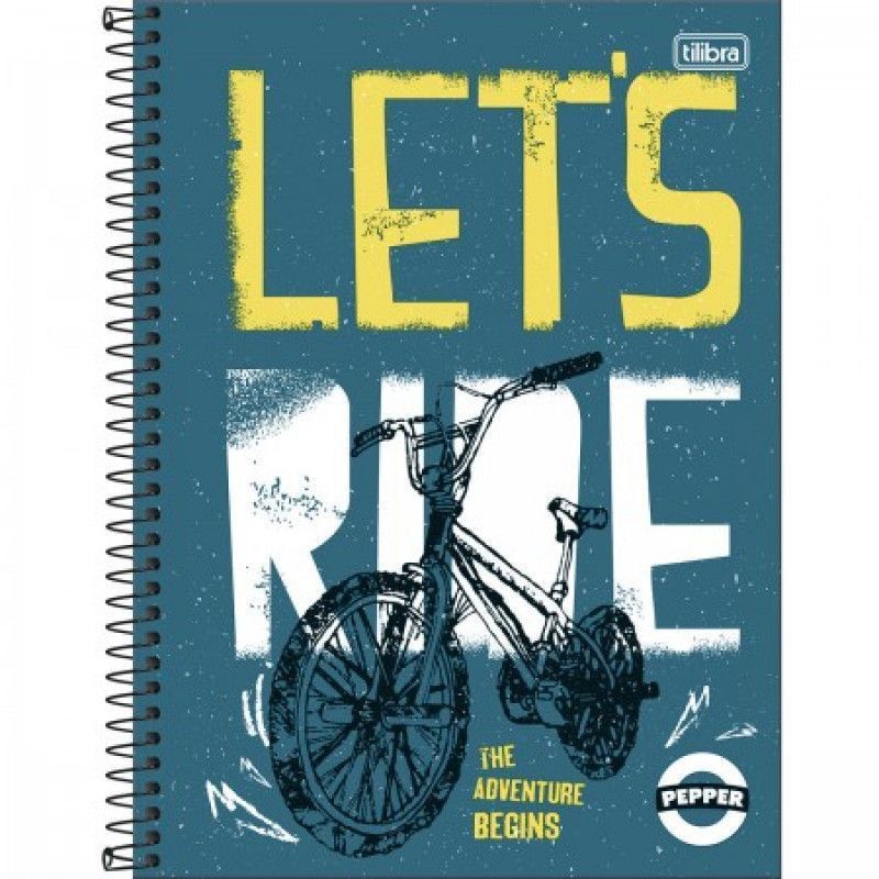 CADERNO 20 MATERIAS CAPA DURA 320 FOLHAS PEPPER 23659 - REF. 23659 - PACOTE COM 2 UNIDADES