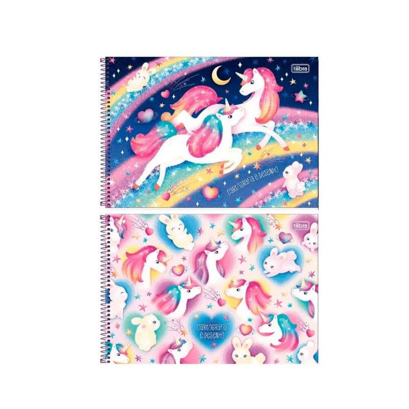CADERNO CARTOGRAFIA CAPA DURA 80 FOLHAS BLINK - REF. 29187 - PACOTE COM 4 UNIDADES