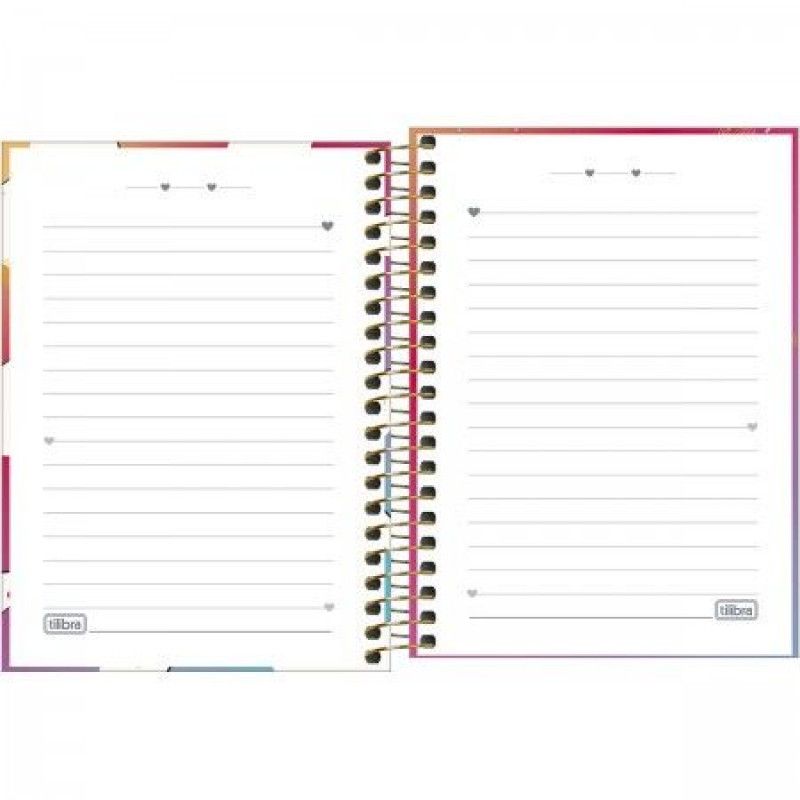 CADERNETA 80 FOLHAS ESPIRAL CAPA DURA MINNIE TILIBRA - REF. 29217 - PACOTE COM 4 UNIDADES