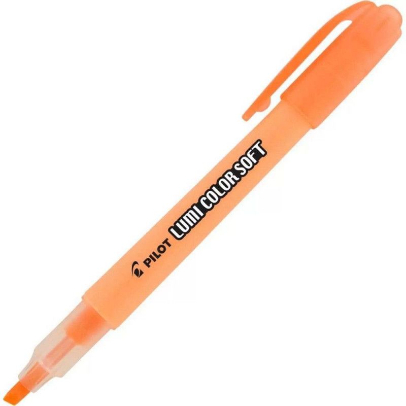 PINCEL MARCA TEXTO LUMI COLOR LARANJA PASTEL - CAIXA COM 12 UNIDADES